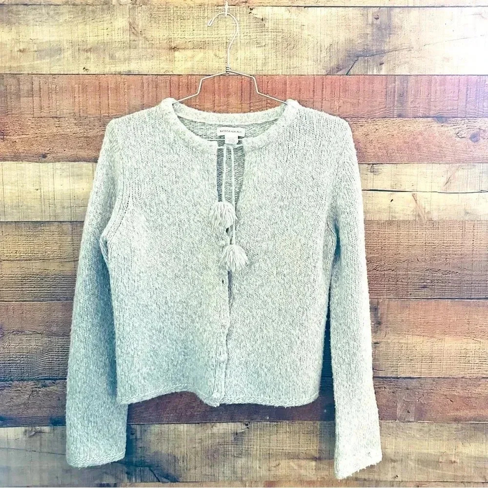 Banana Republic Wool Knit Cardigan